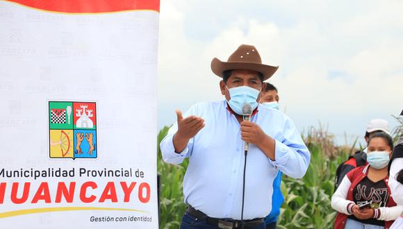 Juan Carlos Quispe Ledesma es militante de Perú Libre y actualmente se encuentra prófugo. (Municipalidad de Huancayo)
