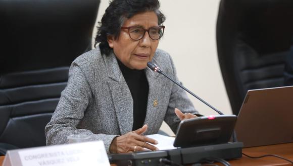 La congresista Lucinda Vásquez presidirá la Comisión de la Mujer para el periodo legislativo 2022-2023. (Foto: Congreso)