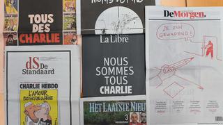 Charlie Hebdo: Diarios del mundo enlutan sus portadas por ataque a revista
