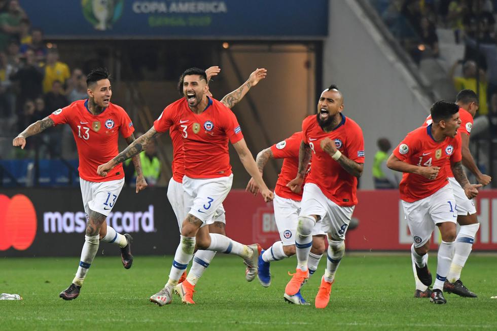 Chile pasó a semifinales de la Copa América. (Foto: AFP)