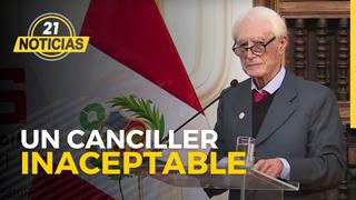 Héctor Béjar: Un Canciller inaceptable