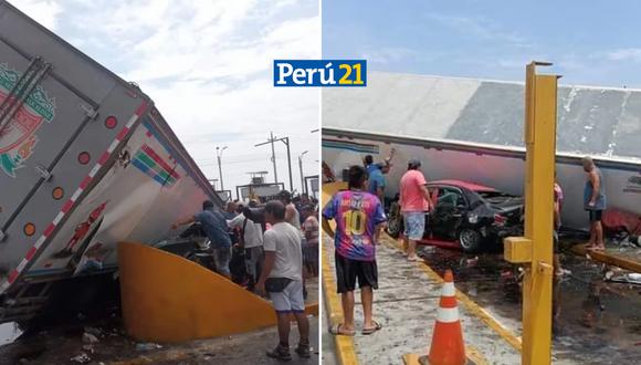 Accidente en Trujillo deja al menos dos fallecidos. Fotos: Cultural Radio Noticias