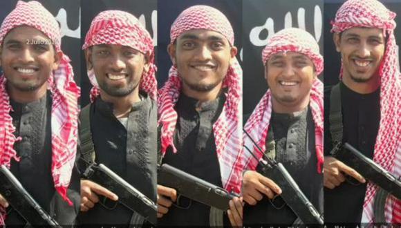 Estado Islámico publicó las fotos de los que habrían ejecutado el acto terrorista. (Foto: AFP)