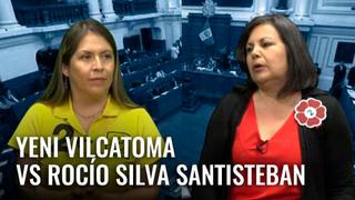 Yeni Vilcatoma (Solidaridad Nacional) y Rocío Silva Santisteban (Frente Amplio)