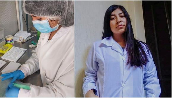 María de Grecia Cauti Mendoza, talento Beca 18, estudia Biología en la UPCH. Junto a un grupo de científicos, trabajan arduamente en encontrar una vacuna contra el COVID-19.