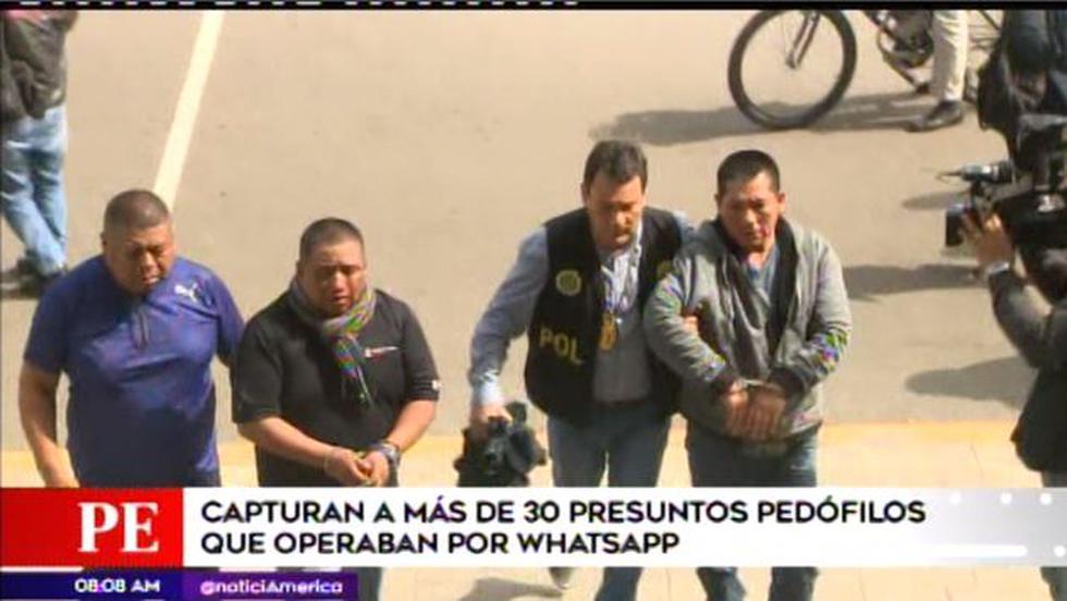 La Policía determinó que 17 usuarios eran de Lima y 18 residían en diferentes regiones. (Foto:América TV)