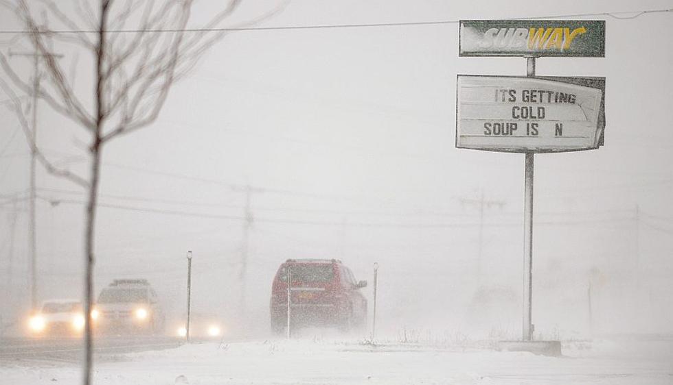 El oeste del estado de Nueva York (EEUU) se preparaba para una nueva ola de fuertes nevadas. (AP)