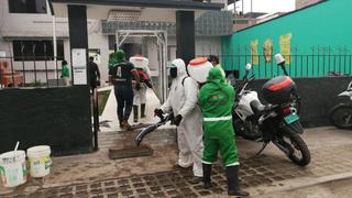Coronavirus en Perú: limpian y desinfectan comisarías de Villa María del Triunfo para evitar contagios de COVID-19