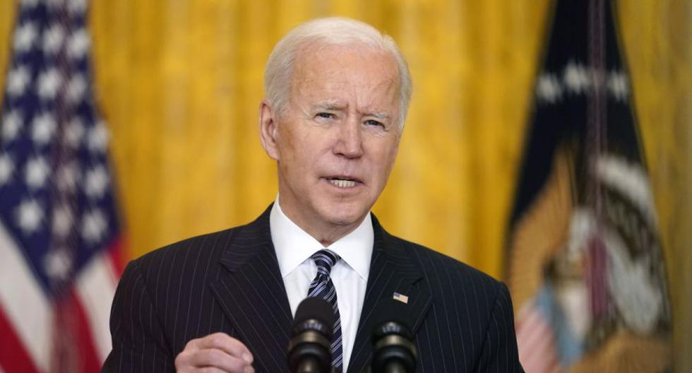 Imagen del presidente de Estados Unidos, Joe Biden. (AP/Andrew Harnik).