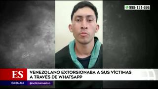 PNP captura a ciudadano venezolano que extorsionaba a sus víctimas por ‘Whatsapp’