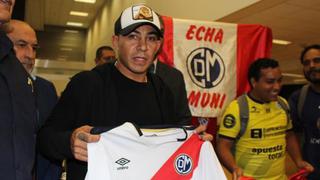 Egidio Arévalo Ríos llegó al Perú para jugar por Deportivo Municipal