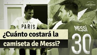 Messi usará el número ‘30’ y este es el precio que tendrá su camiseta en el PSG