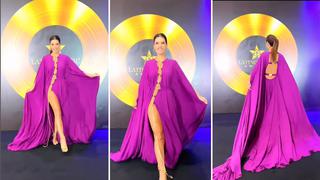 María Pía Copello y su elegante vestido en los Latino Show Awards 2022