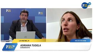 Adriana Tudela: “Yo me abstuve de dar el voto de confianza”