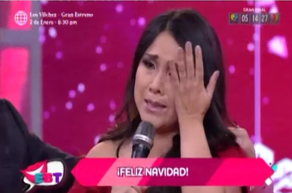 Tula Rodríguez llora al señalar cómo pasará esta Navidad: “Quisiera tener a mi esposo al lado” (Foto: Captura de pantalla)