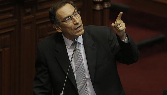 Martín Vizcarra lamentó decisión de la bancada fujimorista.(Atoq Ramon)