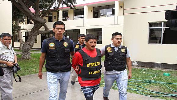 ‘El Cortao’ fue arrestado cuando caminaba en Trujillo. (Foto: Alan Benites)
