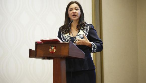 CADE 2015: Marisol Espinoza pidió a candidatos elevar el nivel de debate electoral. (Percy Ramírez)