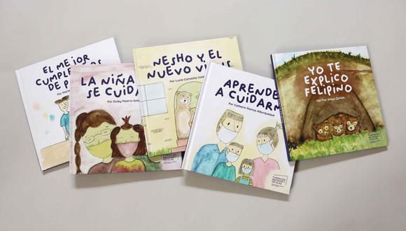 La colección de 5 cuentos infantiles ‘Siembra historias y cosecha amor’, fueron escritos por madres de Pachacútec y Jicamarca. (Fotos: Fundación Baltazar y Nicolás)