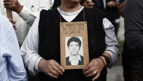 Familiares de las víctimas de La Cantuta y Barrios Altos en contra de la gracia presidencial. (Foto: César Campos)