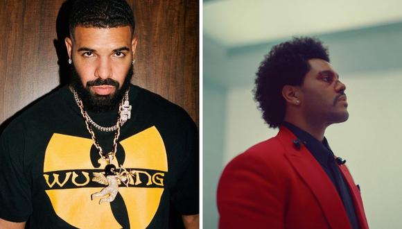 The Weeknd señaló en redes sociales que su último trabajo discográfico "Afters Hours" no tuvo ninguna nominación al Grammy. (Foto: Instagram / @theweeknd / @champagnepapi).