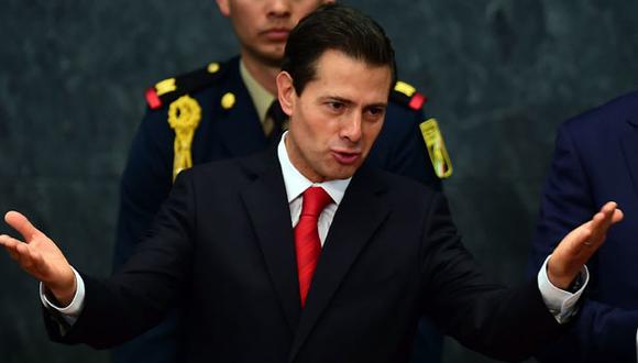 Enrique Peña Nieto responde al ultimatum de Donald Trump. (AFP)