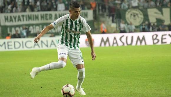 Paolo Hurtado ha jugado 7 partidos en lo que va de la temporada con el Konyaspor. (Foto: Konyaspor)