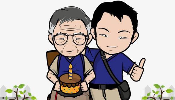 Kenji Fujimori envía saludos a su padre en el día de su 79 cumpleaños (Twiiter Kenji Fujimori))