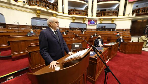 Pedro Cateriano no consiguió los votos para lograr la confianza del Parlamento. (Foto: Congreso)