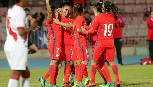 El seleccionado femenino de Chile goleó a la 'blanquirroja'. (Seleección Chilena/Facebook)