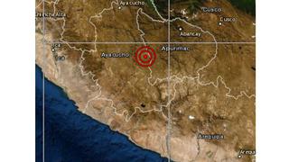 Sismo de magnitud 4,5 se registró esta tarde en Ayacucho
