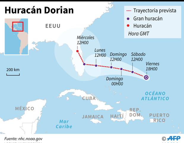 ¿cómo Se Pronostica La Ruta Del Huracán Dorian Mundo Peru21 