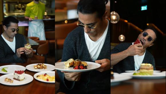 Famoso chef turco pasa por control de calidad sus postres. (Foto: Instagram Nurs-et)