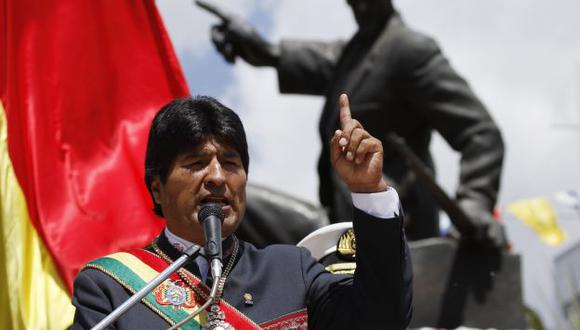A paso lento. Presidente boliviano anunció el sábado que demandarán a Chile por salida marítima. (AP)