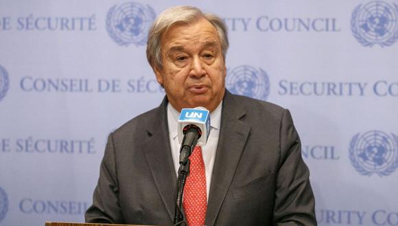 El secretario general de la ONU, António Guterres. (EFE)