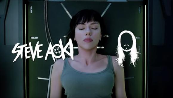 Steve Aoki crea remix para 'Ghost in the Shell' (Captura)