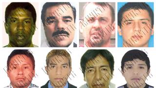 Programa de Recompensas: Estos son los rostros de los más buscados del Perú