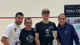 ¡Perú campeón! Diego Elías es campeón del Motor City Open 2023 y se acerca al top 1 del mundo de Squash