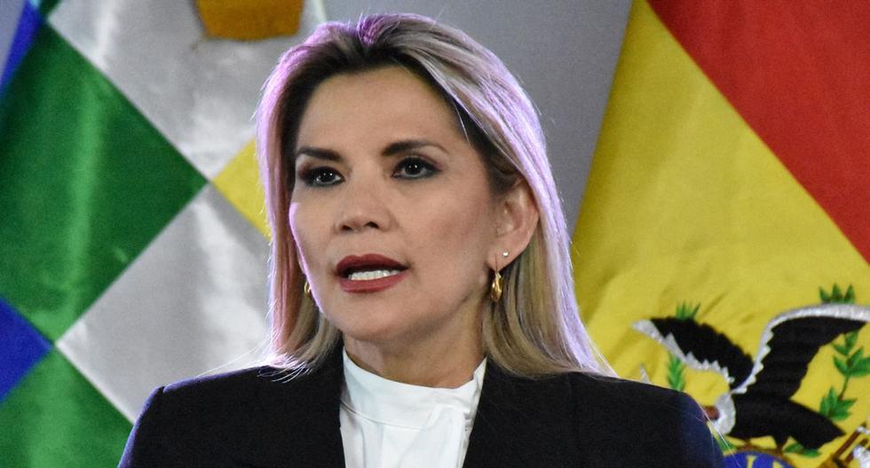 Imagen de la expresidenta de Bolivia Jeanine Áñez. (Foto: AFP).