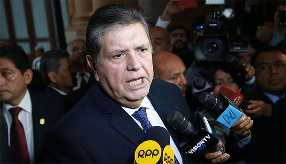 Expresidente Alan García confirmó que se allanará al pedido de la Fiscalía. (Foto: Agencia Andina)