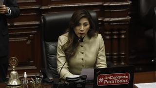 Censuran a la presidenta del Congreso, Lady Camones, tras audios con César Acuña 