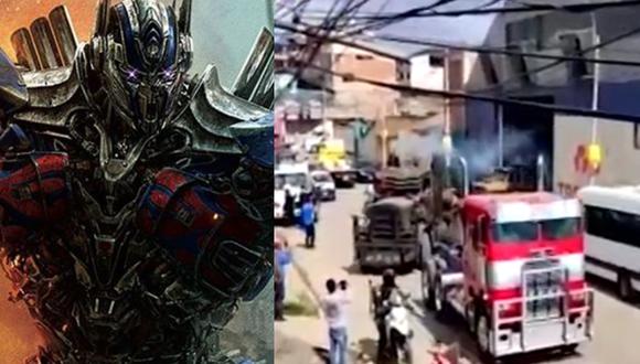 Las grabaciones de la película Transformers se trasladan a las carreteras de La Convención, Cusco. (Fotos: Paramount Pictures/Canal N).