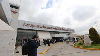 Aeropuerto de Arequipa reanuda sus operaciones gradualmente de 6:00 am a 1:00 pm 