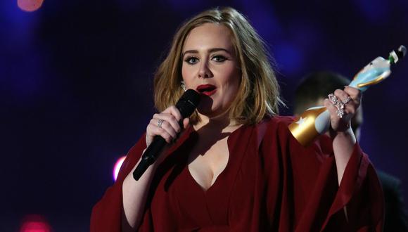 Adele expresó su apoyo a Kesha durante discurso en los Brit Awards. (AFP)
