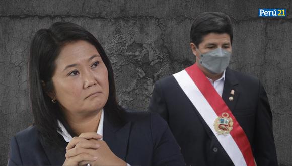 Keiko Fujimori se pronunció en redes sociales y pidió la renuncia de Pedro Castillo: "¡Fuera corrupto!". (Perú21)
