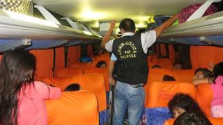 Huacho: Iban a asaltar a 50 pasajeros de un bus interprovincial