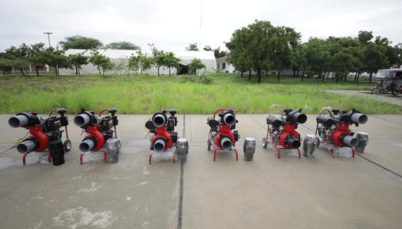 Ministra de Vivienda entrega nuevo lote de equipos y maquinaria en Piura para atender emergencia por lluvias