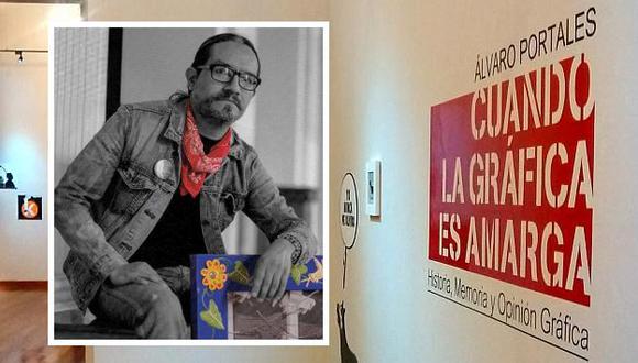 Álvaro Portales, autor de la muestra, ha calificado cancelación como una censura a su obra. (El Comercio/Facebook)