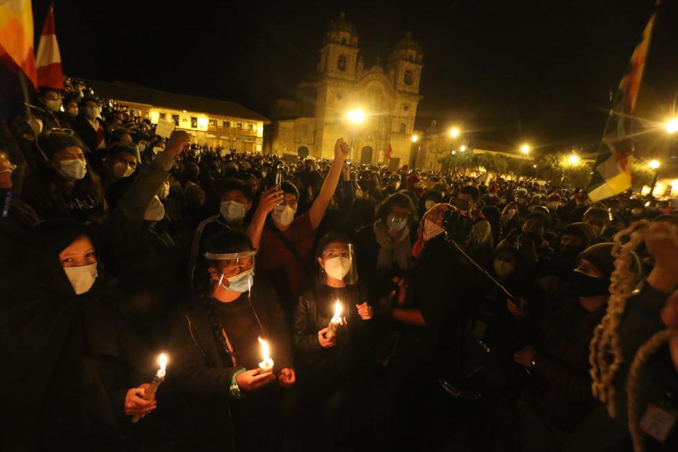 Cusco: Marcha Nacional al estilo inca congregó a miles contra el gobierno de Manuel Merino (Foto: Juan Sequeiros)
