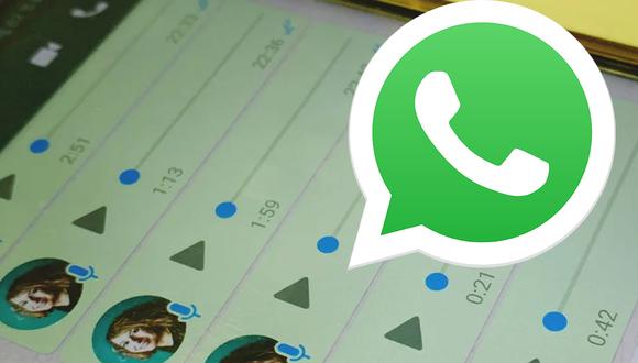 ¿Deseas escuchar tus audios que te mandan por WhatsApp más rápido. Usa este truco. (Foto: WhatsApp)